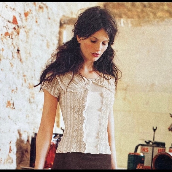 💗ISO💗Anthropologie “Tea Party” tee by Lu Lu Lame - Picture 1 of 2